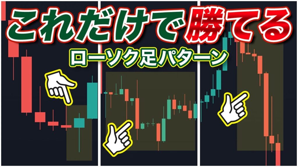 実践的ローソク足パターンは３つで完璧