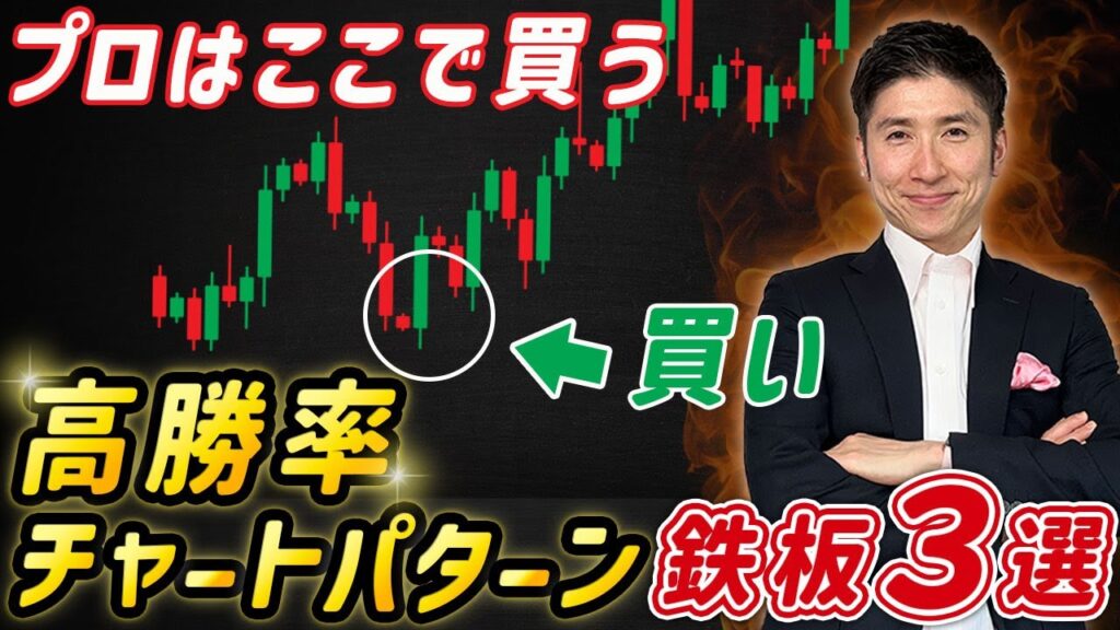 【プロも使う】FX高勝率チャートパターン鉄板3選！