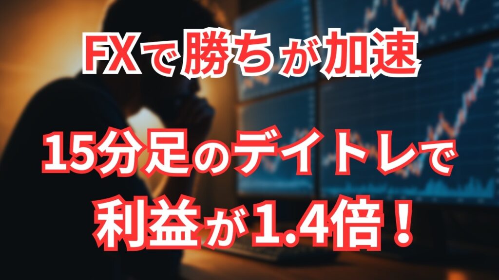 FXでデイトレをするなら15分足の手法が一番やりやすい！