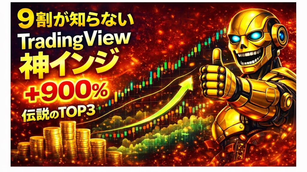 9割が知らないTradingViewインジTOP3！価格だけ見てる人は危険｜Volumeと構造で“根拠が一気に見える”2026年1月急上昇中のTradingView最強インジ