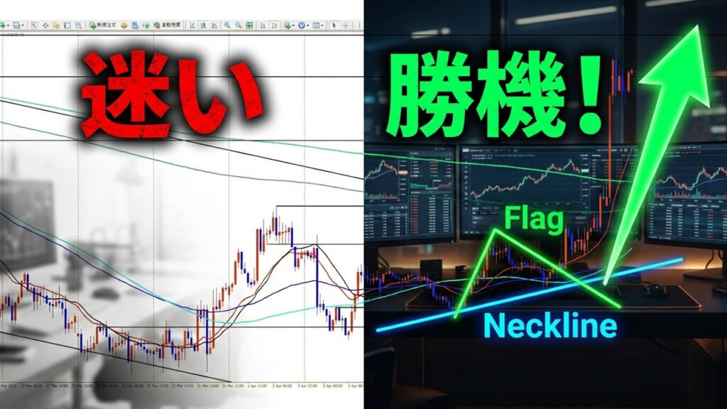 フラッグとネックライン。ＦＸには絶対必要な知識です。
