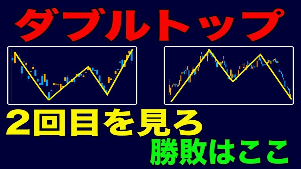 【初心者必見】ダブルトップ・ダブルボトムで負ける本当の理由|プロは形ではなく○○を見ている#テクニカル分析 #ダブルトップ#ダブルボトム#チャート分析#株式投資 #初心者向け